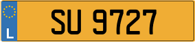 Truck License Plate